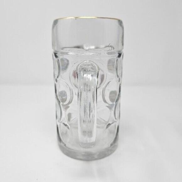 German Beer Stein Glass Large Wittig Hadamar Tankard Mug Germany Man Cave - Picture 4 of 10